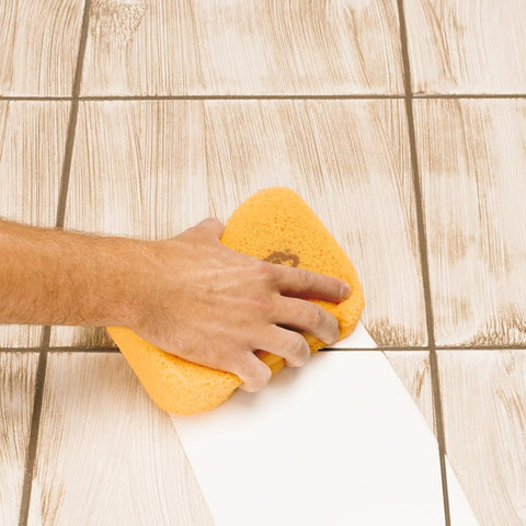 Extra Large Grout Cleaning Sponge 6 Pack Be The Grout Cleanup Beast With Premium Density And High Water Holding Capacity Heavy Duty Tile Sponge For Easy Excess Grout Removal Rounded Corners Yellow