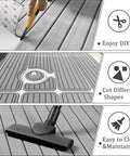 EVA Foam Boat Decking With 3M Self Adhesive Backing Faux Teak Marine Flooring Non Slip Pad for easy cutting and cleaning