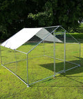 Heavy Duty Beefy Outdoor Chicken Coop With Metal Frame Large Poultry Pen Enclosure Rustproof Wire Mesh Fence