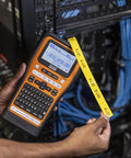 Heavy Duty Industrial Label Printer Hooks Up Smooth Via Bluetooth Features Dual Auto Cutters used for labeling cables.
