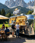 13Ft Stainless Steel Food Trailer Fully Equipped Turnkey Mobile Kitchen Built For Hustlers Straight From The Factory with customers.