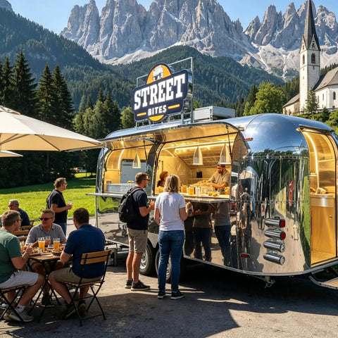 13Ft Stainless Steel Food Trailer Fully Equipped Turnkey Mobile Kitchen Built For Hustlers Straight From The Factory with customers.