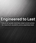 Top Grade Stainless Steel Door Lock Reinforcer Plates With Easy Install Adhesive Backing Perfect For Fixing Shaky Handles And Deadbolts While Boosting Home Security Plus Adding A Nice Decor Touch Without Screws Needed At All, brushed steel closeup
