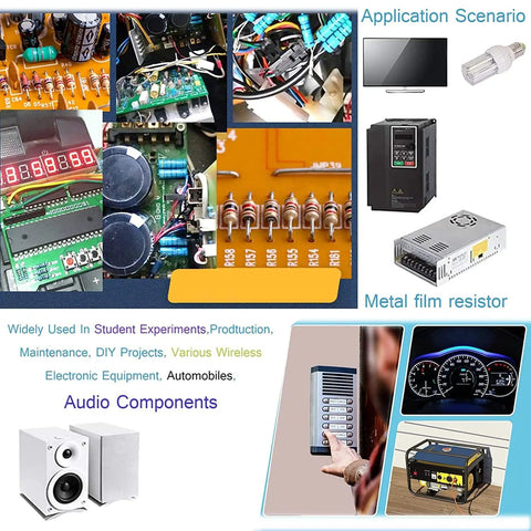 Applications of the 1300 Piece Resistor Kit With 130 Values From One Ohm To Three Megohms One Percent Metal Film Fixed Resistors In Durable Storage Box