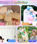 20 Pack Heavy Duty Balloon Arch Clips Plus 100 Multicolored Hot Air Balloons For Instant Birthday Party Setup, Woodworking And Studio Backdrop Spring Clamps That Are Totally Awesome And Ready To Use Right Now, clear plastic clips for snack bags, backdrop, and drawing board