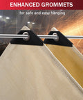 Close-up of Two Pack 4x6 Ft Welding Blankets with enhanced grommets, Beefy Heavy Duty Fiberglass Heat Resistant Fabric