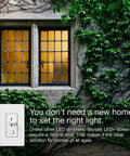 Flicker Free LED Dimmer Switch For Dimmable LED Halogen And Incandescent Bulbs 150W Single Pole Or 3 Way White SCL 153P WH