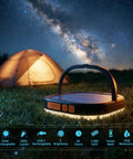 Solar Powered Camping Lantern Must Have All Weather Ready 5000mAh Battery 2000 Lumens 5 Light Modes USB Rechargeable IP65