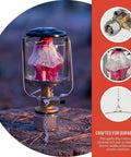Go To Portable Camping Lantern With Adjustable Brightness And Warm Glow Rugged Copper And Stainless Steel Build