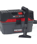 ProPack 4.5 Gallon Portable Wet Dry Shop Vacuum With Toolbox Design For Easy On The Go Cleanup 5.0 Peak HP Motor Delivers Serious Suction Power Expandable Pro Hose Blower Port Durable Polypropylene Body Red
