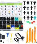 600 Piece Car Push Retainer Clips And Auto Fasteners Set With 25 Sizes And 10 Ties And Remover Tool for Toyota GM Ford Honda Acura Chrysler Vehicles