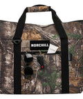 Hella Durable 48 Can Insulated Soft Sided Cooler Featuring Realtree Xtra Camo Shell with front pocket and zipper