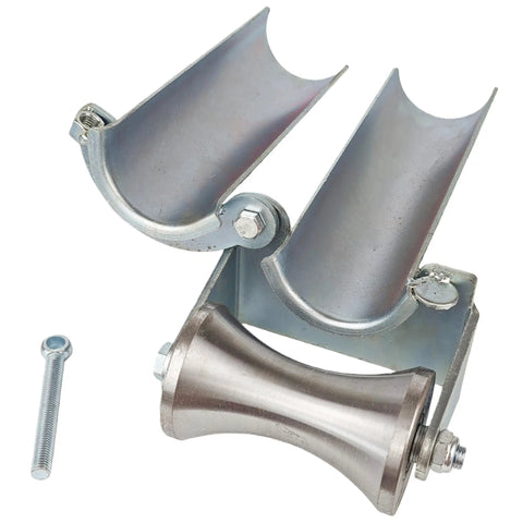 Heavy Duty Cable Puller Sheave Featuring Dual Bearings For Hassle Free Wire Feeding Through Tight 3 Inch Conduits While Protecting Line Integrity On Rough Job Sites, showing dual bearing steel sheave with galvanized finish.