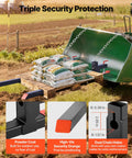 Beefy Clamp On Pallet Forks 60 Inch Long 2000 Lb Capacity For Tractors Loader Buckets And Skid Steers with security features