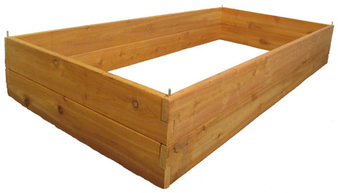 Premium Cedar Raised Garden Bed 3 Ft By 6 Ft By 11 In Tool Free Assembly Rot Resistant Western Red Cedar Made From North American Wood Handcrafted In Maine No Chemicals Or Stains