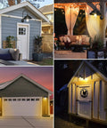 Solar Barn Lights Outdoor With Motion Sensor, Vintage Rustic Chicken Coop Light illuminating outdoor shed and patio area