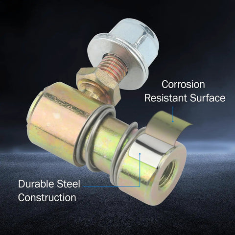 Two Pack Throttle Disconnect Quick Release Ball Joints For Throttle Cable Ball End Dual Linkage Setup And Spare Replacement With One Quarter Twenty Eight Female Thread Fitment For Easy Throttle Linkage Removal During Tuning And Maintenance, steel threaded pair