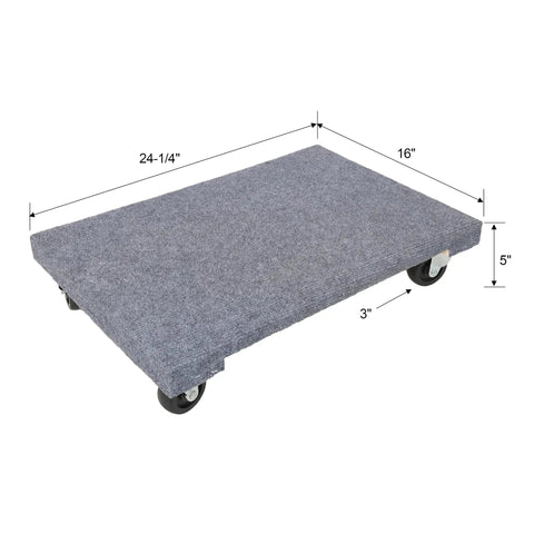 Beast Mode Heavy Duty Moving Furniture Dolly Cart 24x16 Inch With 1000 Lb Capacity Ultra Sturdy Hardwood Platform Four Rugged PP Swivel Casters Roll Smoothly Across Concrete Tile And Wood Floors Ideal For Moving Heavy Sofas Appliances And Gear. hardwood dolly 24.25 x 16 in, 5 in high