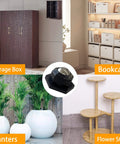 Four Pack Self Adhesive Caster Wheels 360 Swivel Mini Ball Bearing Rollers 300 Lbs Capacity For Furniture And Bins