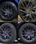 4 Pack Wheel Center Cap Kit For Model 3 2024 Highland 18 Inch Wheels Matte Black Hub Covers