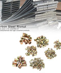 220 Piece Rivet Nut Assortment Kit With Mixed M3 To M12 Zinc Plated Rivet Nuts for metal panels pipes automotive DIY
