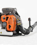 Gas Backpack Leaf Blower Delivers 3.7 HP Power From 63.3cc Engine With Up To 230 MPH Airspeed And 920 CFM For Quick Wet And Dry Debris Cleanup, Ultra Light At 19.5 Pounds, SR 6400L Backpack Blower Pro Ready product side view