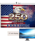Double Sided 3x5 Ft Patriotic USA Flag With 2 Brass Grommets For Independence Day Celebration 250th Anniversary 1776 2026 Heavy Duty