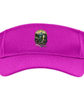 Cool Pink CNC Tools Vise Gauge Square Sun Visor Perfect For Machinists And Tool Guys, breathable pink mesh with logo.
