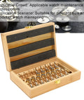 Watch Winder Repair Tools Kit For Watchmakers 20 Model Set In Sturdy Wooden Box Pro Grade Copper Winding Tools Non Slip Ergonomic Handles