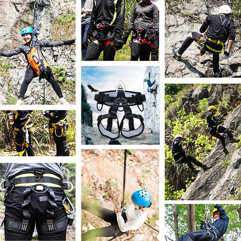 Tree Climbing Gear Set With Adjustable Belt And Steel Core Flip Line Pro Grade Foot And Ankle Straps Gloves Replacement Screws And Hex Wrench