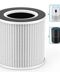Replacement HEPA Filter For B-D02L Air Purifier 1 Pack H13 True HEPA Filtration captures dust pollen smoke odors pet dander