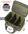 18L Tactical Camping Storage Bag With Shoulder Strap And Utility Tote For Gear Organization, Water-Resistant 600D Nylon