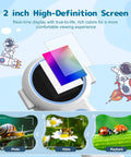 2 In 1 Kids Microscope Camera With 1000X Digital Magnification, 2-inch HD screen, photo, video, and playback view