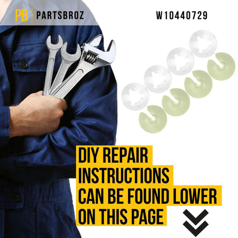 Top Shelf Washer Suspension Bearing Kit Replacement For Whirlpool Maytag Amana Models Includes W10440729 Ap5306956 Smooth Spin Upgrade No Sweat Diy Fix Quiets Rattling Noise Heavy Duty Build Knocks It Out Fast