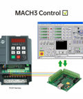 Beefy VFD Variable Frequency Drive 1 Phase Or 3 Phase Input with MACH3 Control interface and connection diagram