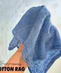 Blue Cotton Shop Towels Pack Of 150 12x14 Inches Absorbent Cleaning Rags Multipurpose Wipes For Auto Garage Home Reusable Lint Free Streak Free Cleaning.
