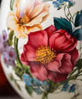 Floral design on ceramic using Water Slide Decal Paper For Inkjet Printers Clear US Letter Size 8.5 By 11 20 Sheets