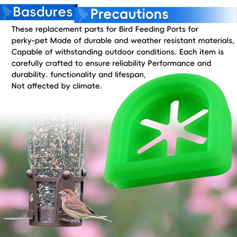 Get Those Perky-Pet 334-1SR Squirrel Be Gone Max Bird Feeders Running Smooth With Premium Replacement Feeding Ports In Kidney Bean Green. Essential Spare Parts For Wild Birds To Enjoy Safe, Easy Access To Food Sources Like A Natural Habitat. Durable And
