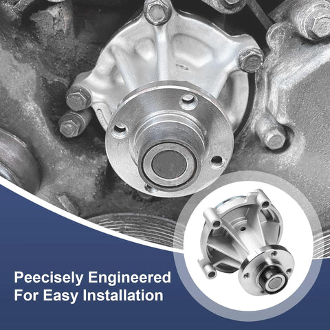 Ford Water Pump With Gasket AW4130 Replacement For F150 F250 F350 installed view