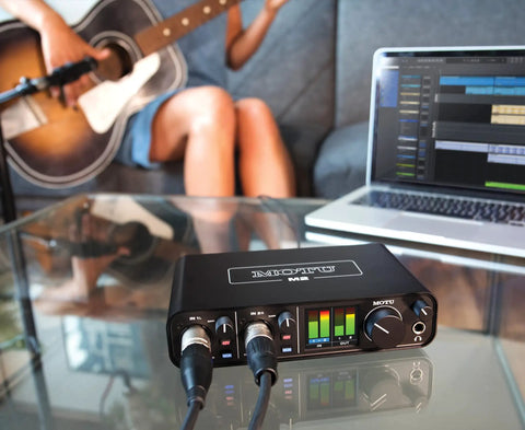 USB C Audio Interface With 2 Preamps And Hardware Monitoring 2 In 2 Out 24Bit 192kHz Recording Compatible With Mac Windows And iOS