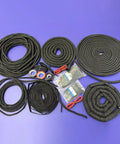All In One Split Wire Loom Kit For Cable Management With High Temperature Resistant Loom Tubing Auto Wiring Protection