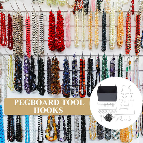 Heavy Duty 120 Piece Pegboard Hooks Set For Garage And Workshop Storage Rust Proof Iron Wall Hangers Organize Power Tools Buckets And Hardware Keep Your Shop Crisp And Clean