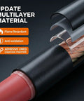 Heavy Duty Heat Shrink Tubing Kit With Five To One Shrink Ratio Marine Grade Adhesive Lined Tubing For Wiring Repairs Sealed Connections 530 Piece Set To Gear Up Your Marine Electrical Fixes Like A Pro. black adhesive-lined heat shrink tubing over wire with multilayer material