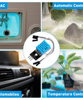 Uses for DHT11 Temperature and Humidity Sensor Module 10 Pack Digital Single Bus 3.3V-5V in HVAC, automation, cars, and gardening.