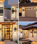 Dusk To Dawn Outdoor Wall Lights 2 Pack 3000K Warm White Up And Down Porch Exterior Fixtures Waterproof Outdoor Lighting for house, garage, porch, and doorway.