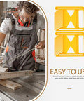 Multifunction Woodworking Boards Kit With Extended Table Saw Safety Guard for engraving and clamping tasks in use by woodworker