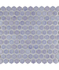 One-Inch Hex Porcelain Mosaic Tile For Floors And Walls, 11.88 X 13.25 In, Mesh-Mounted Sheets, Glazed Smooth Finish With Subtle Color Variation