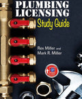 Straight Up Ace Your Plumbing License Exam With This Complete Study Guide By Rex Miller showing plumbing fittings and a wrench.
