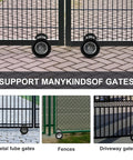 6 Inch Adjustable Sliding Gate Wheel Tensioner Set With Mounting Bracket And U Bolts For Smooth Operation Of Metal Tube And Driveway Gates