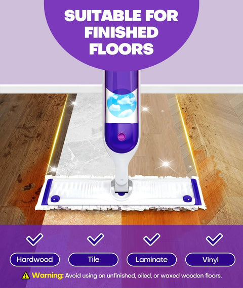 Power Mop Refills With 500 Plus Strips For Deep Clean Across Hardwood Tile And More, 30 Count Disposable Mop Pads To Replace Your Mop Fast, Grabs Dust Hair And Grime Like A Magnet For Quick Floor Cleaning on finished hardwood, tile, laminate, and vinyl floors